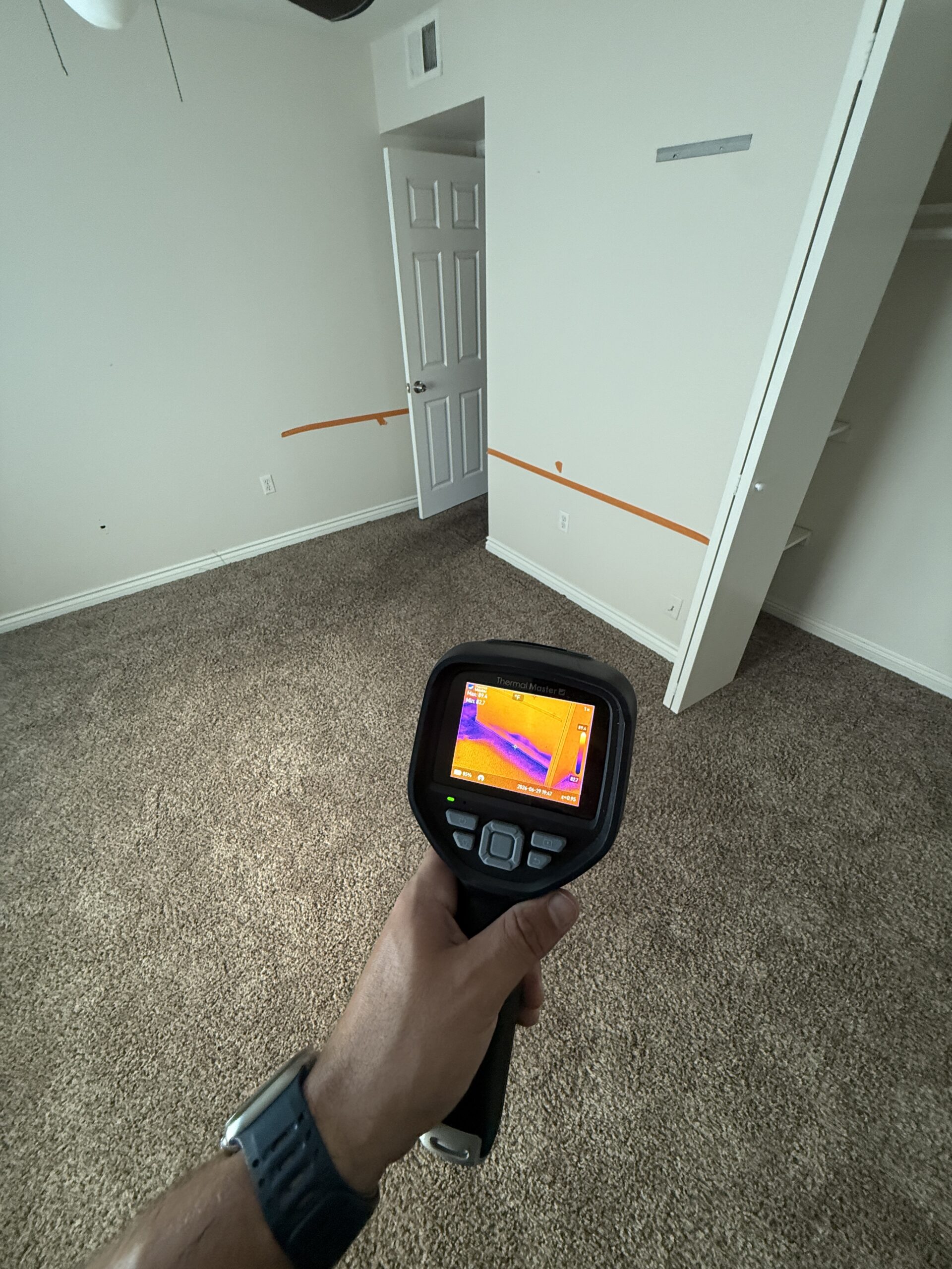 Water Damage Restoration at a Corona, CA Rental Property Before Tenant Move-In